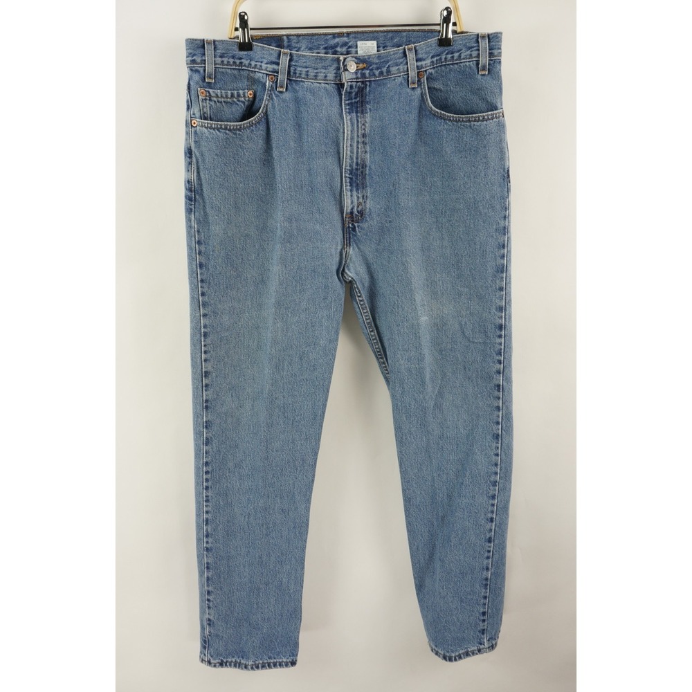 Vintage Levi's 505 USA Straight Leg Jeans Men's 39 x 32 Light Blue Mid Rise